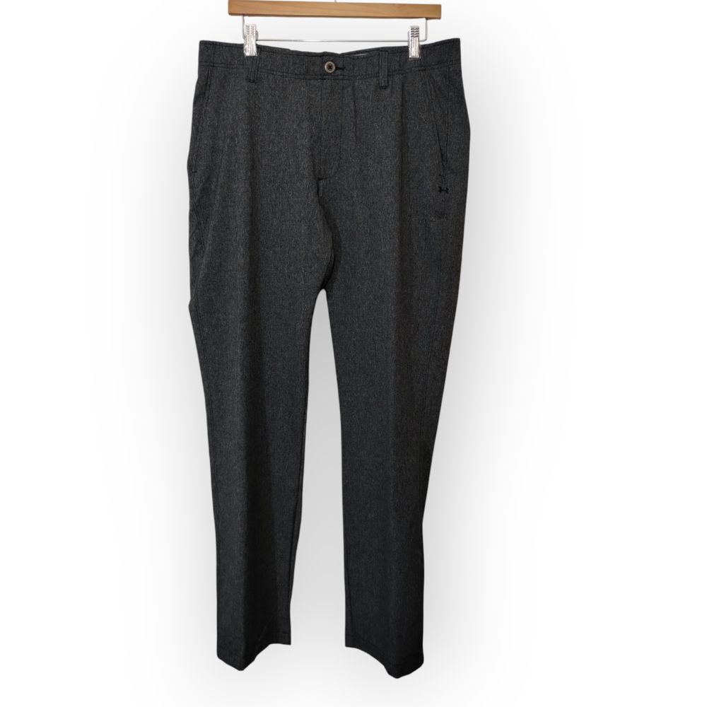 Under Armour Men's Vented Flat Front Straight Leg Golf Pants Size 36/32 Gray NWT